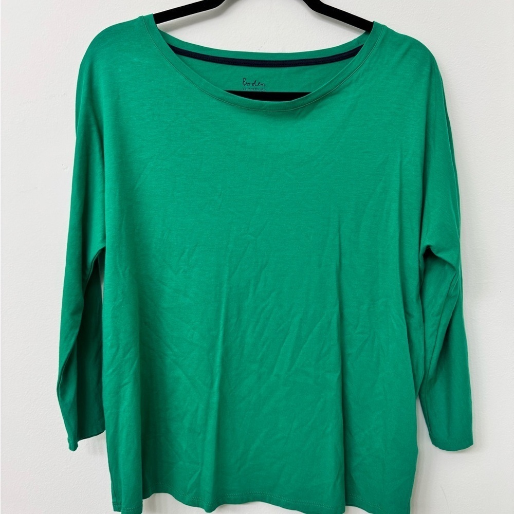 Boden Flowy Quarter Sleeve Top Size 6